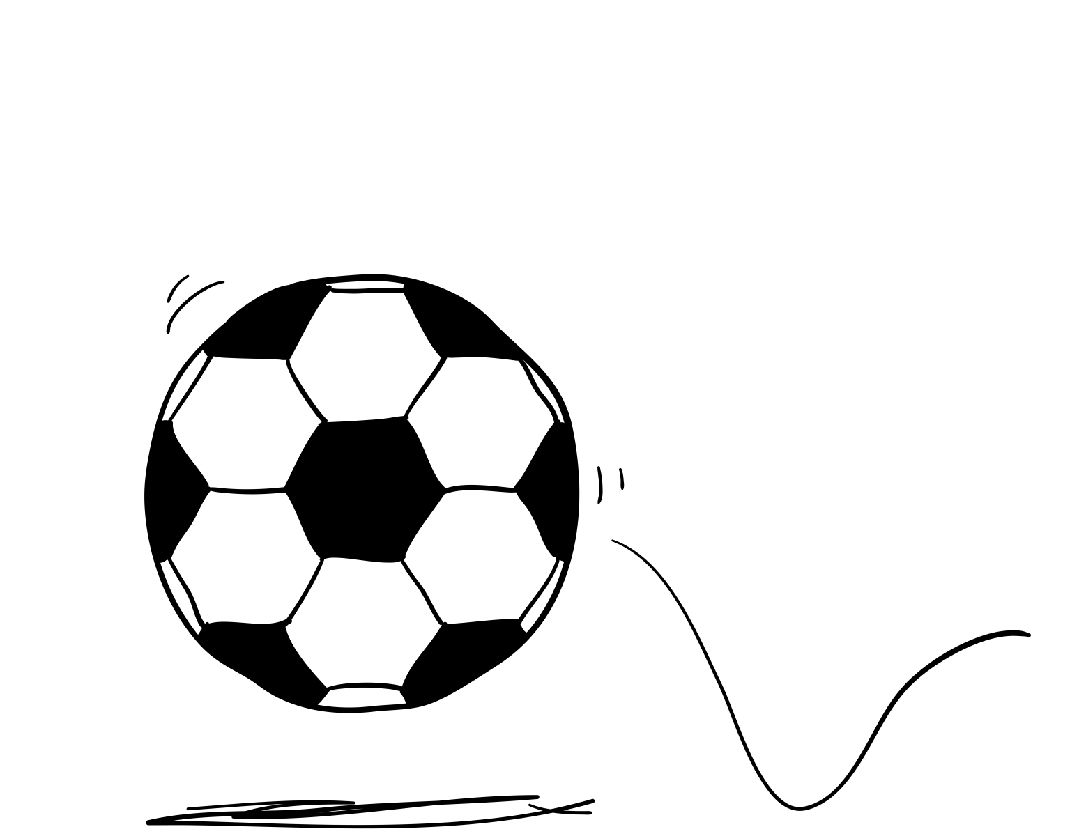Стилизованный рисунок мяча