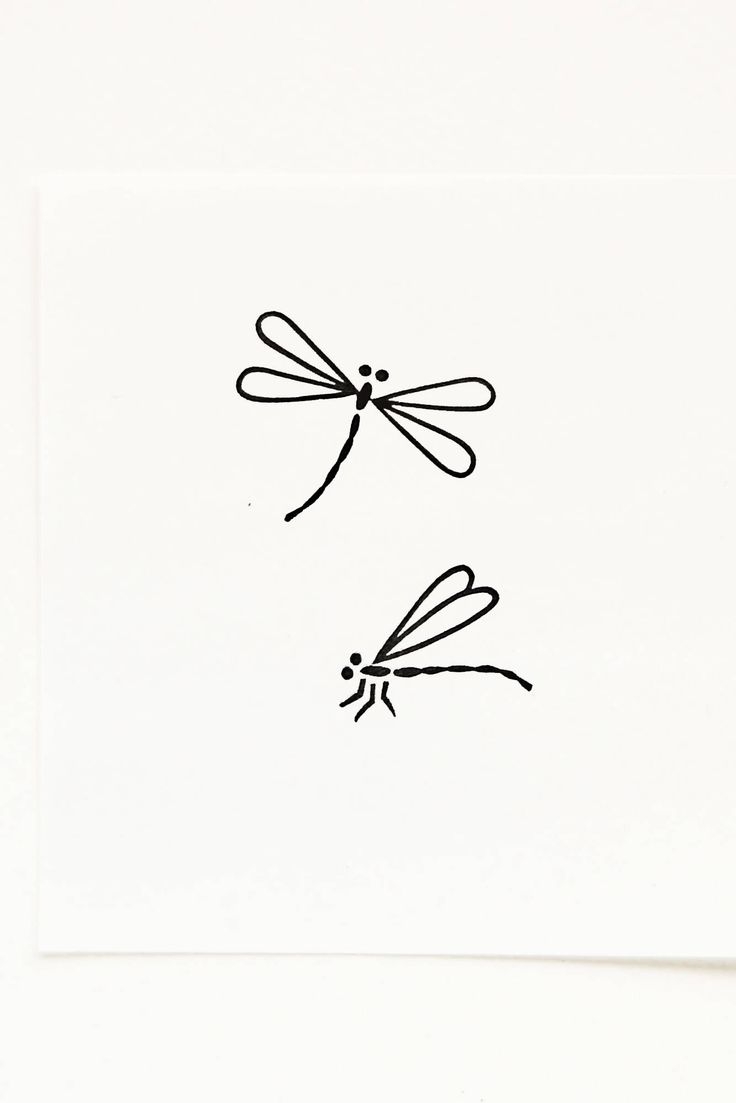 Бабочка рисунок Минимализм