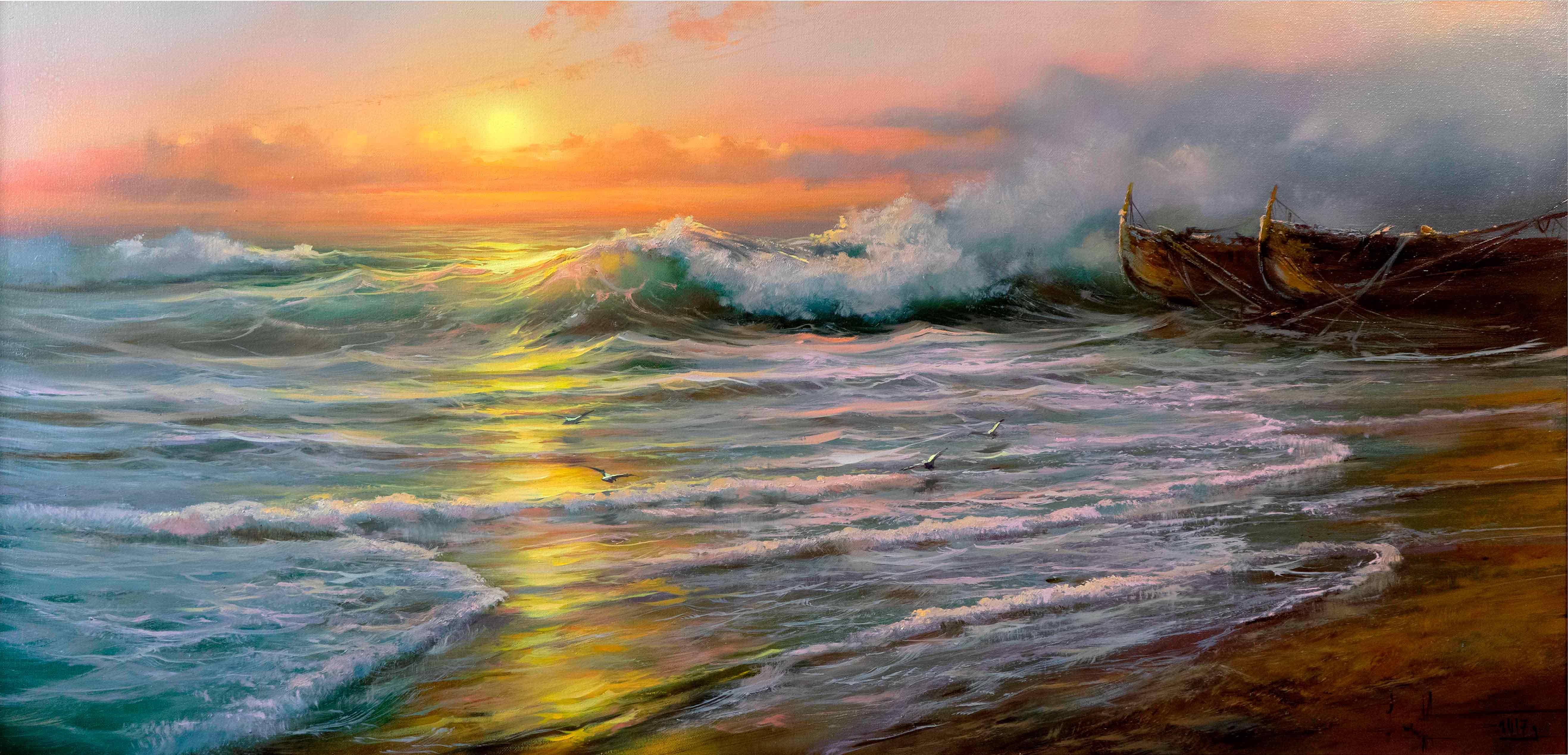 Картины морские пейзажи в живописи - 60 фото
