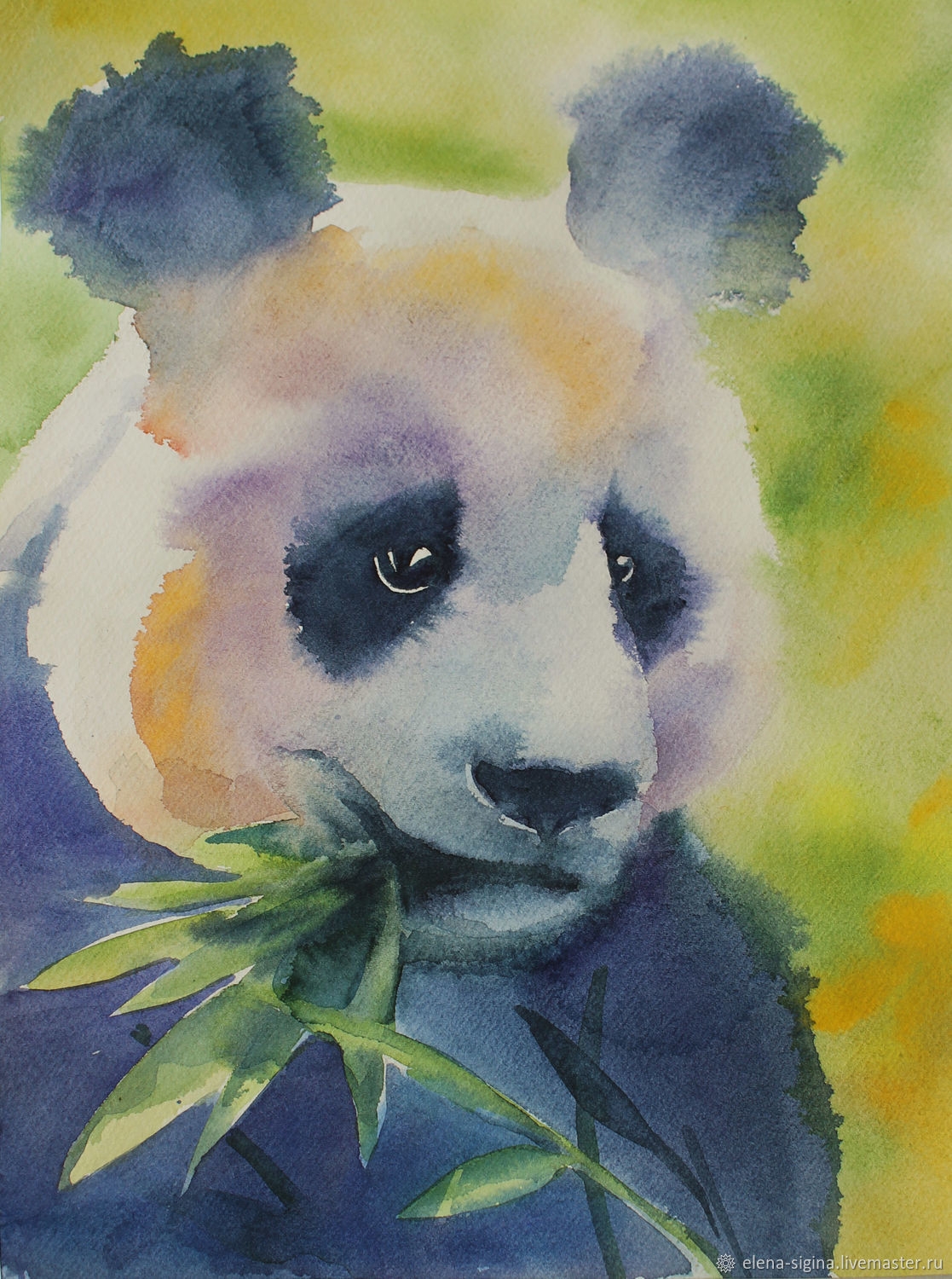 Китайская живопись Панда