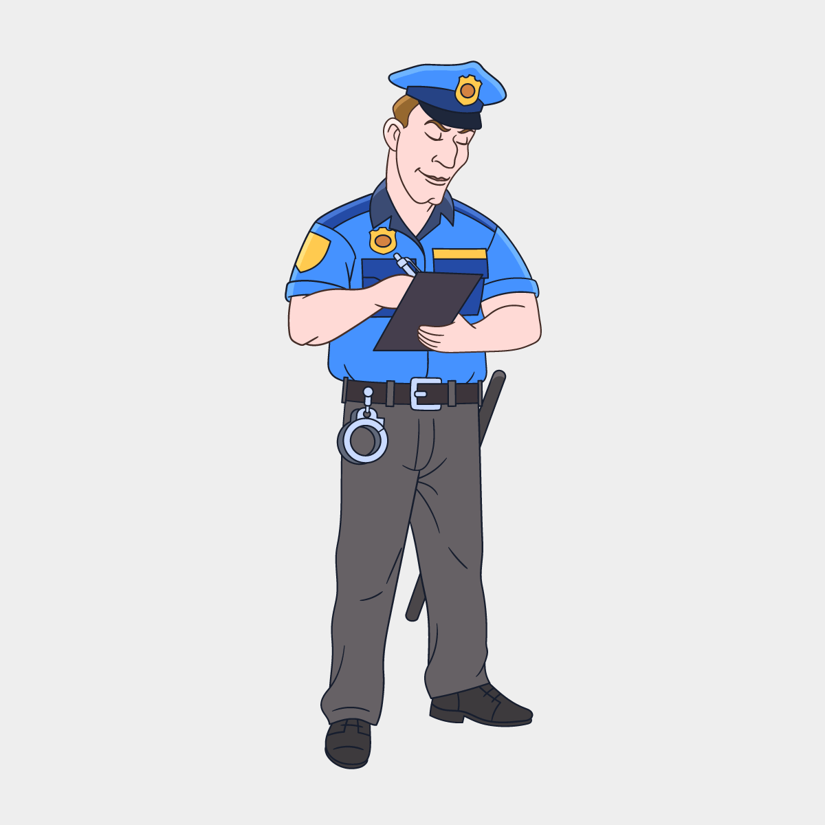 Профессия полицейский мультяшные