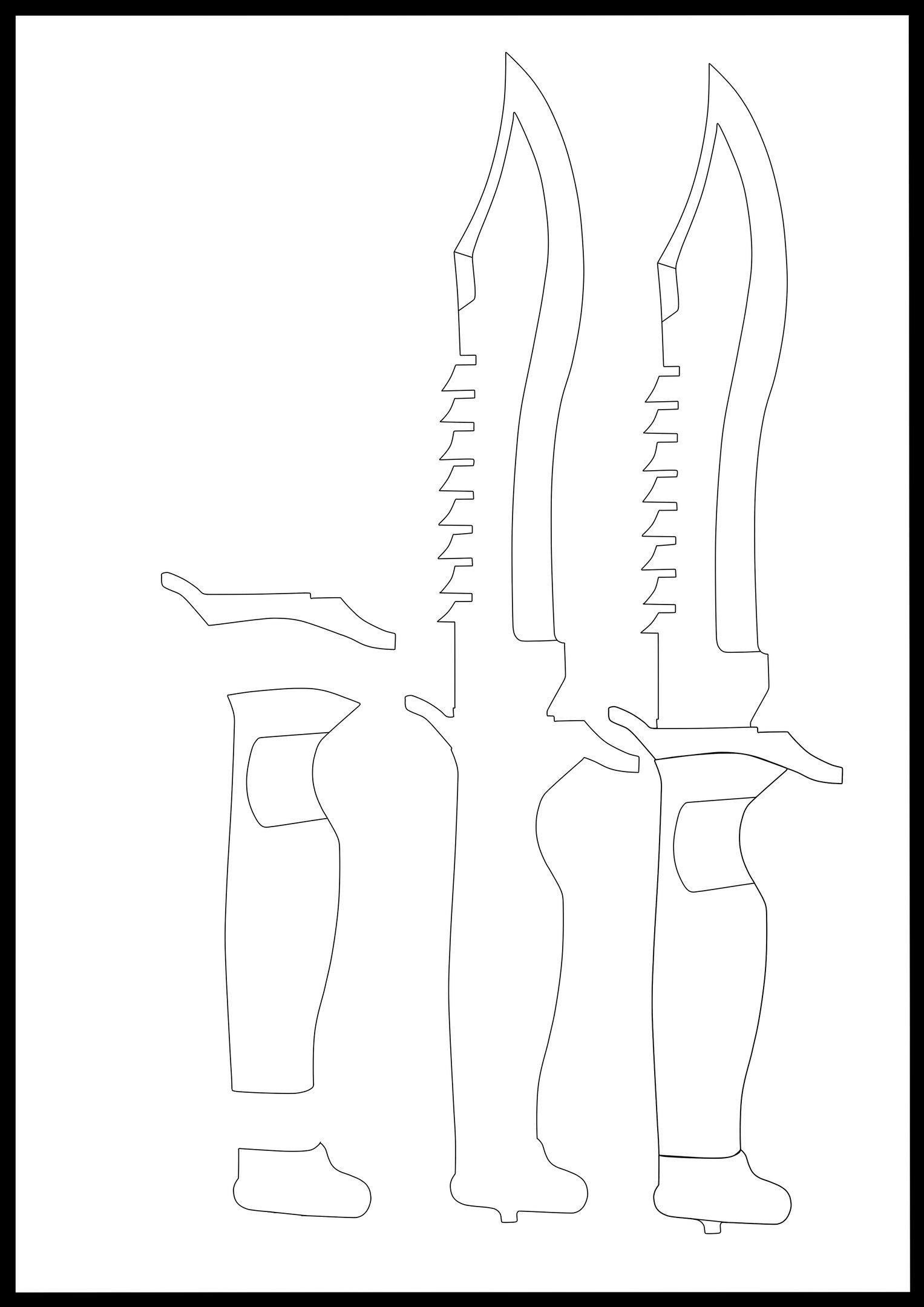 рисунок ножей из кс фото 23