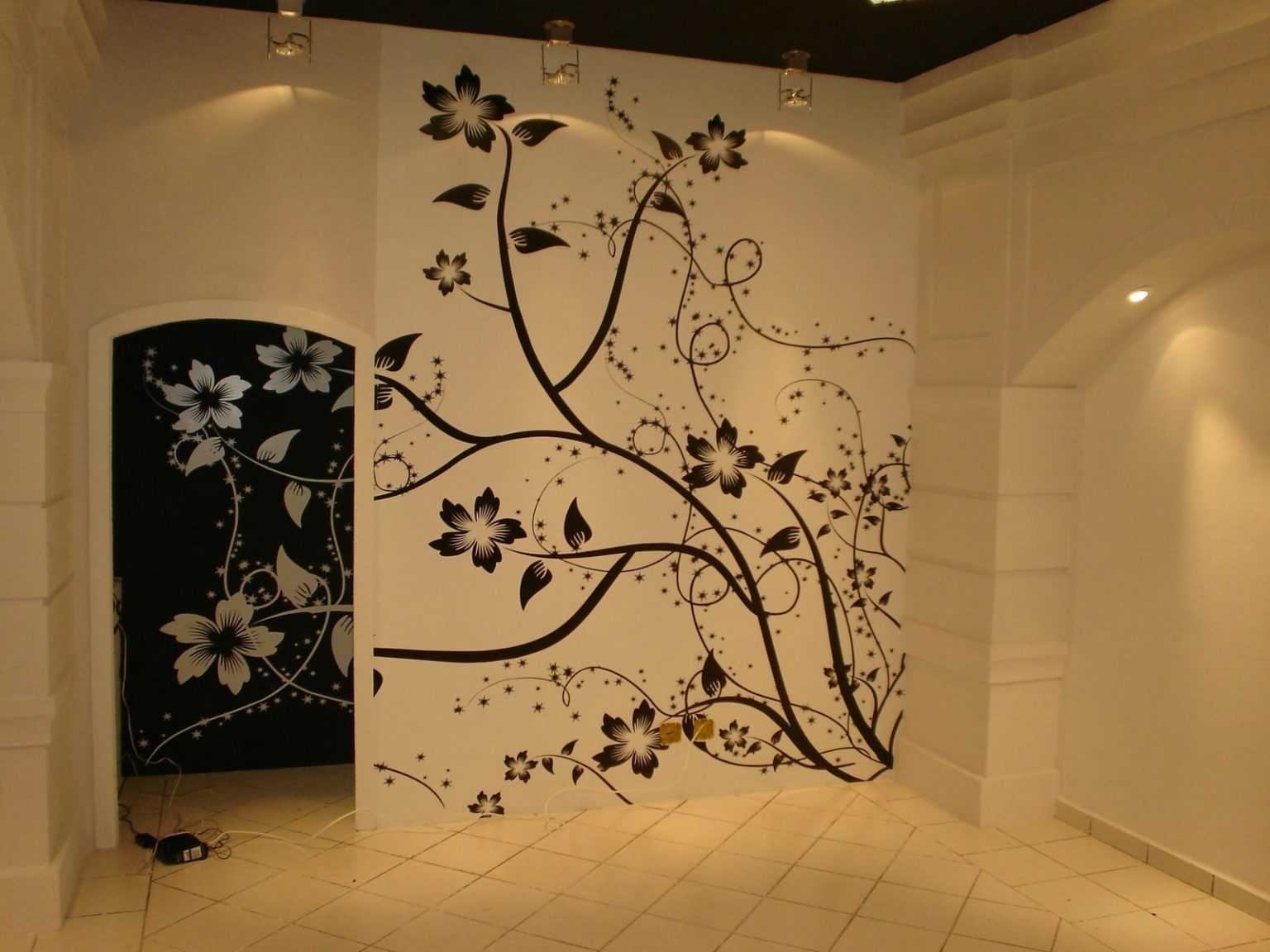 Роспись стен в интерьере: трафареты для росписи стен своими руками – Арт Трафарет