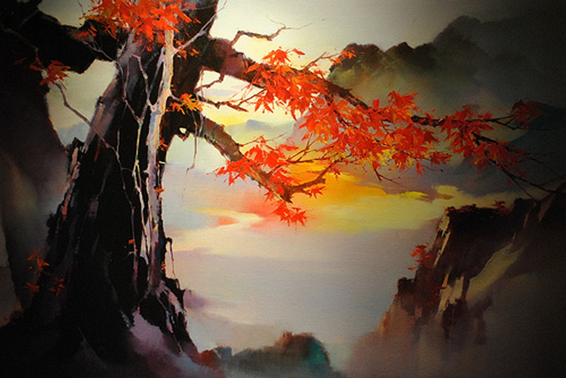 Пейзажи китайских художников