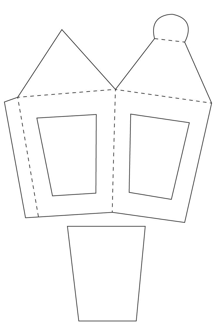 Домик из бумаги своими руками: 25+ шаблонов новогодних домиков