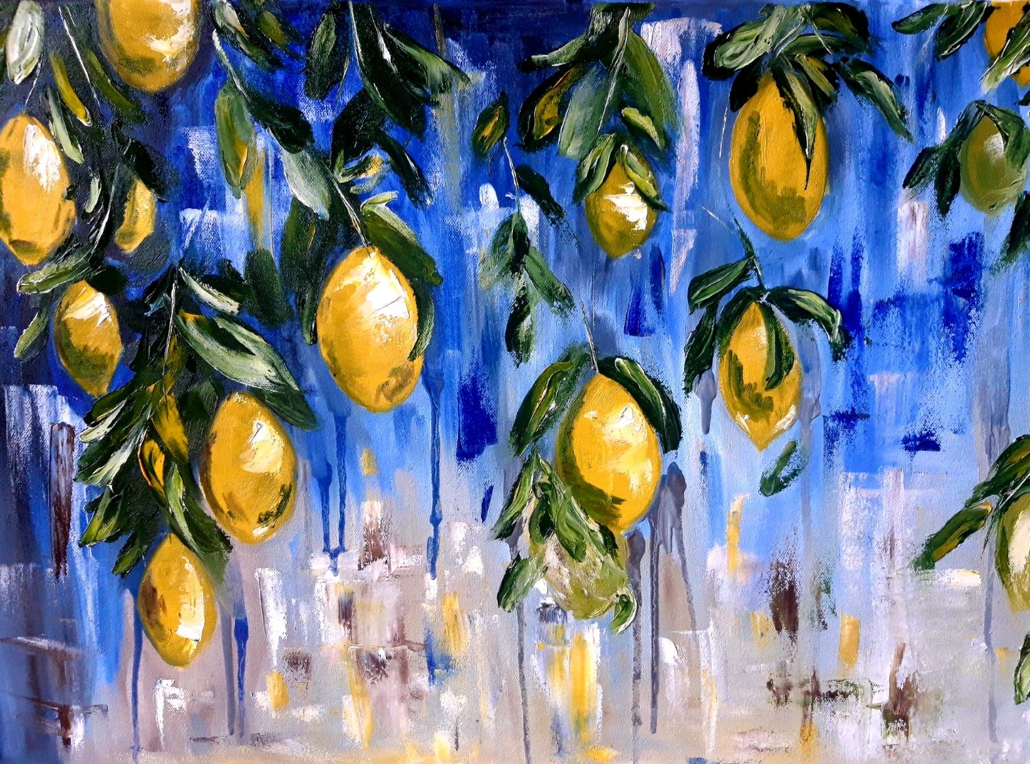 Сицилия лимоны картина