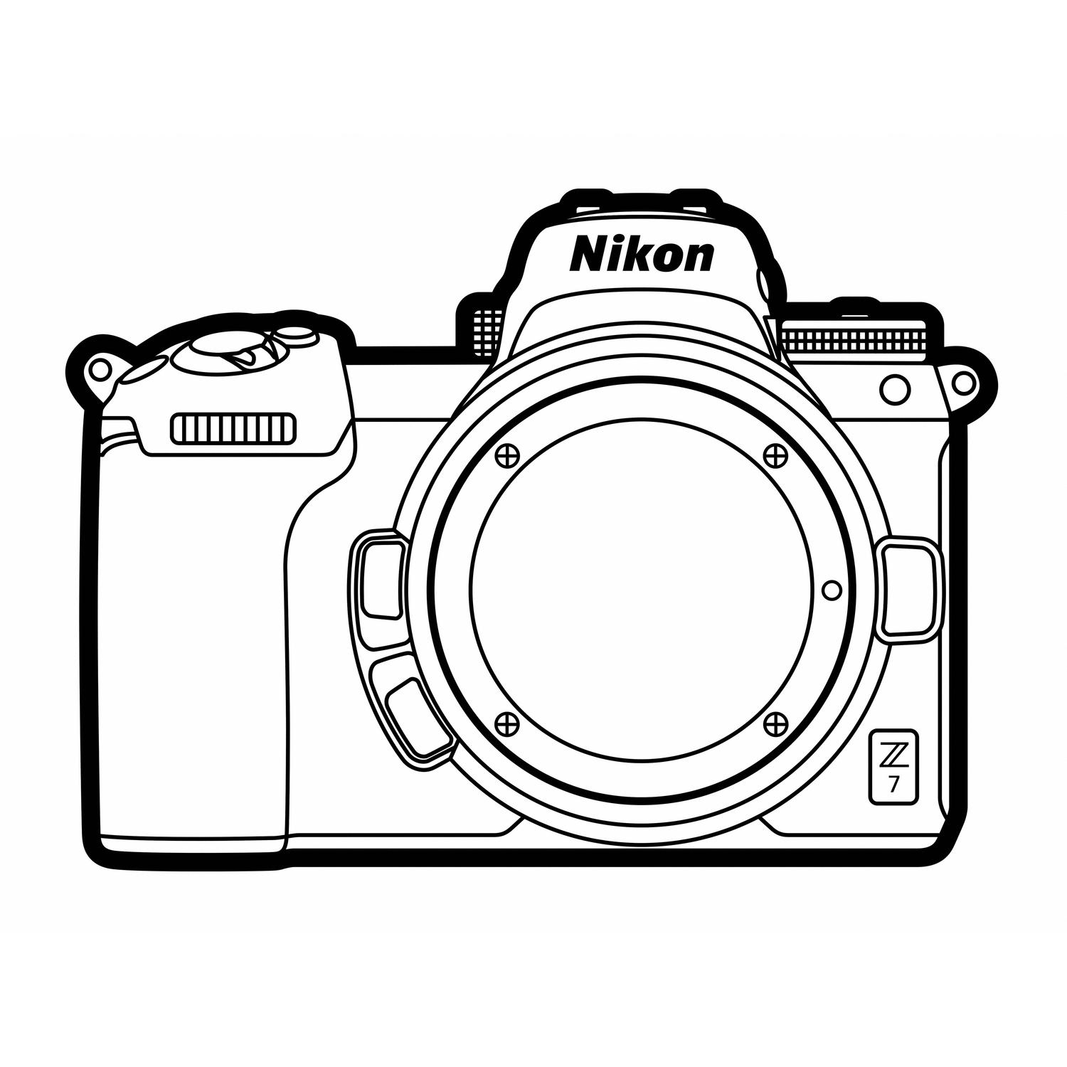 Фотоаппарат Nikon d80 Sketch