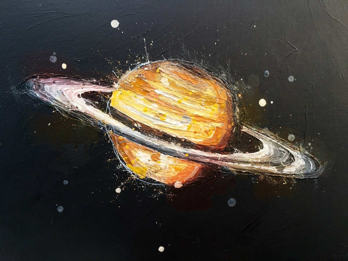 Планета Сатурн в живописи