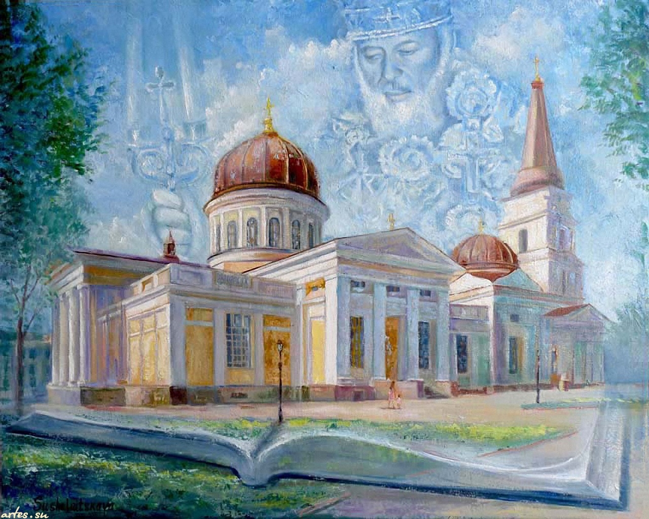 Спасо-Преображенский собор Пермь картина маслом