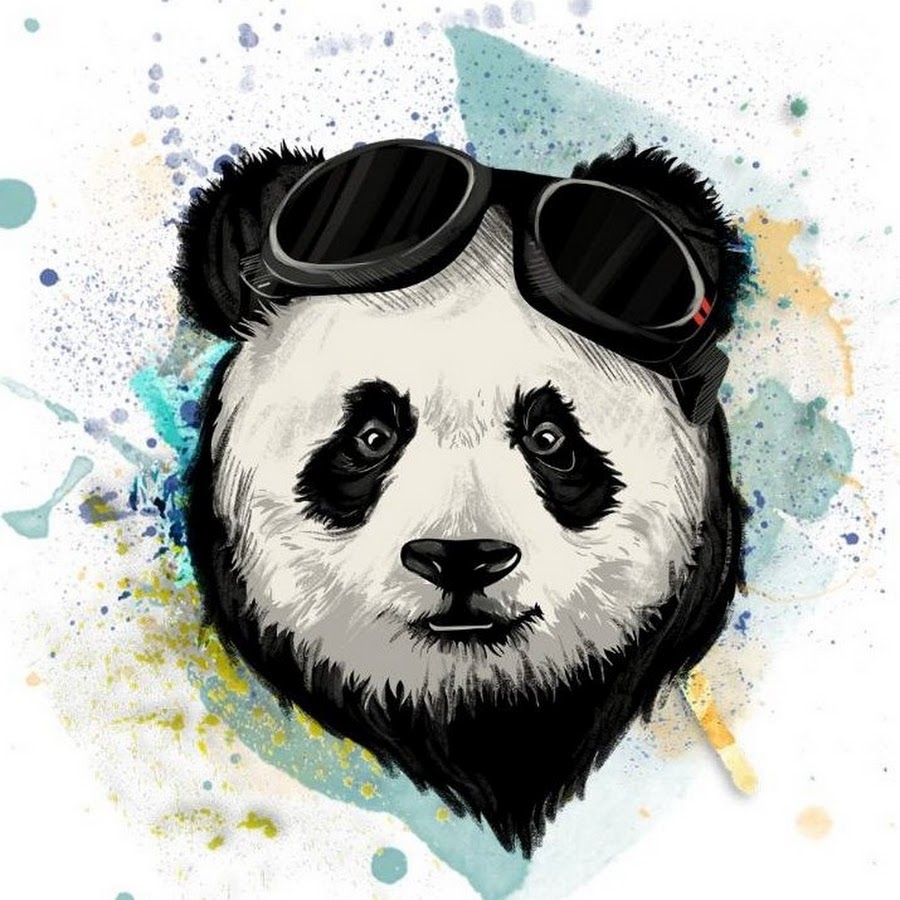 Картина Панда в очках