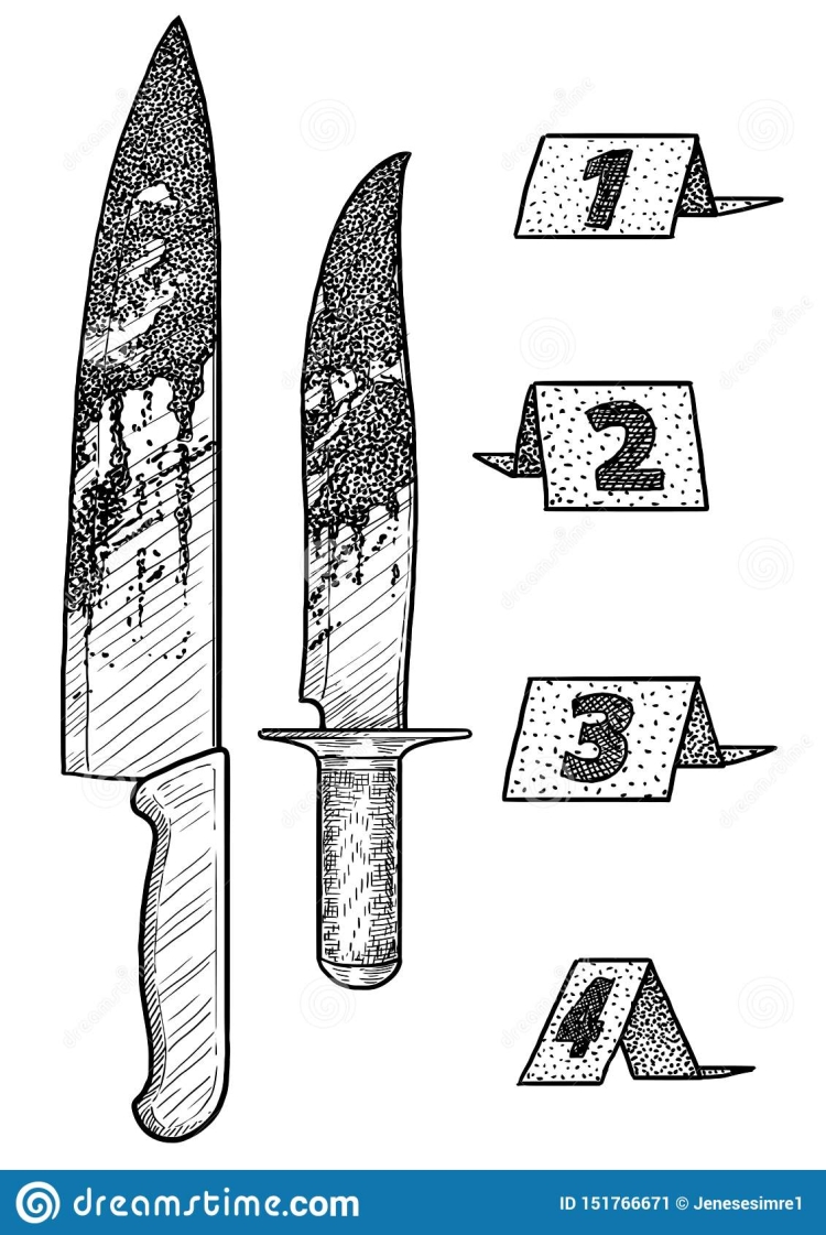 Эскизы ножей двухсторонних