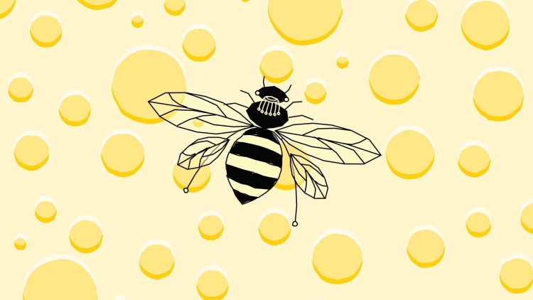 Пчелка простой рисунок