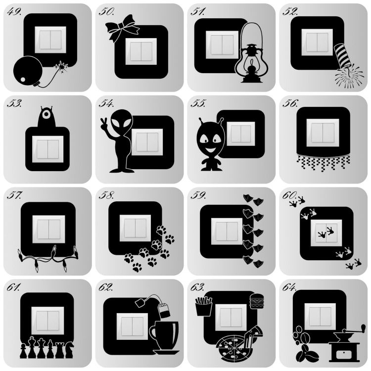 Наклейки для выключателей и розеток - Интернет-магазин наклеек для декора интерьера center-lada.ru