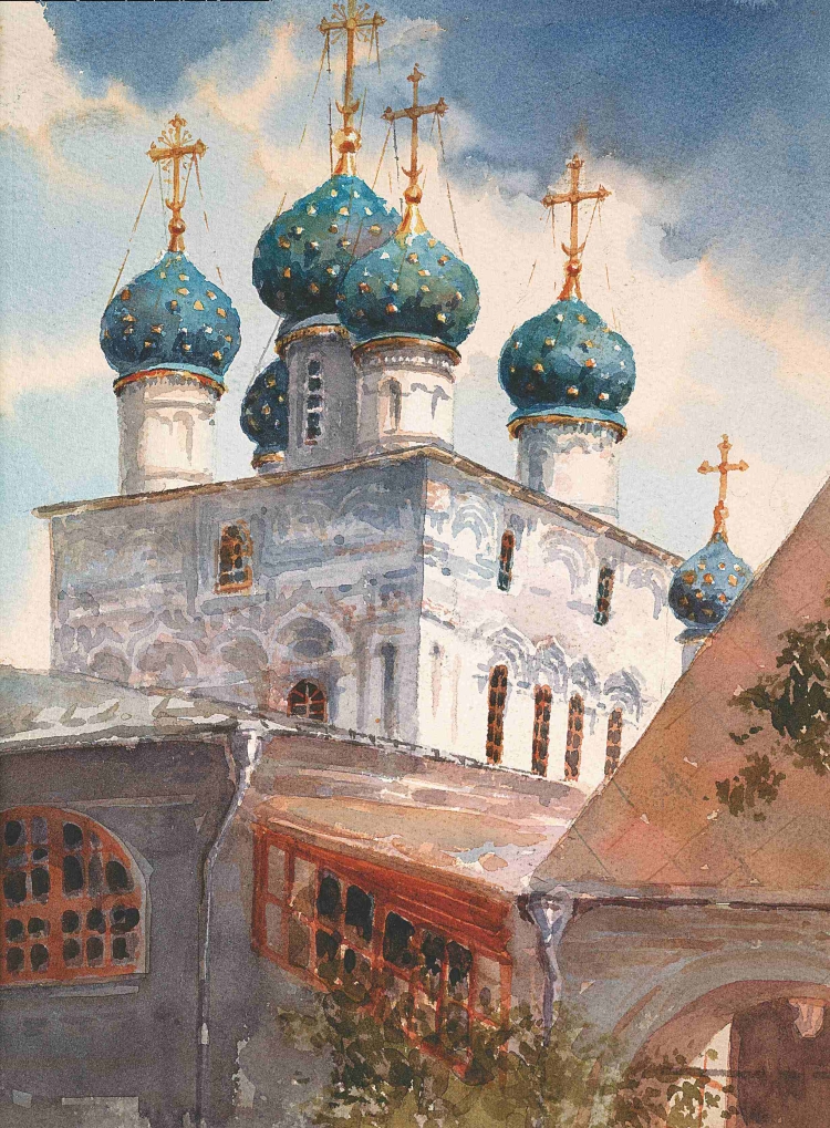 Картины Сергея Андрияки храмы